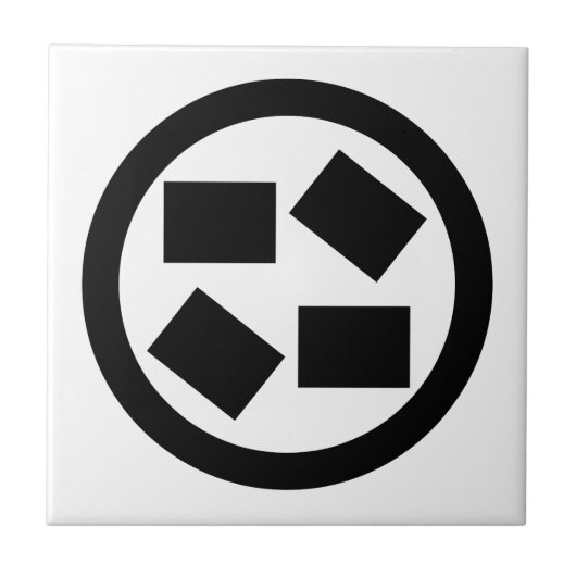 旗石 タイル (正面)