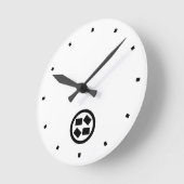 旗石 ラウンド壁時計 (傾斜)