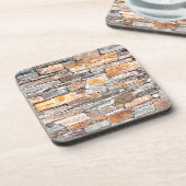 旗石 |自然石パターン |レンガ コースター (左側)