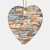 旗石 |自然石パターン |レンガ セラミックオーナメント (左)