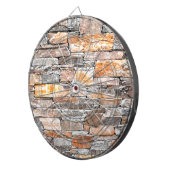 旗石 |自然石パターン |レンガ ダーツボード (正面右)