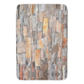 旗石 |自然石パターン |レンガ バスマット (正面縦)