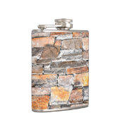 旗石 |自然石パターン |レンガ フラスク (右)