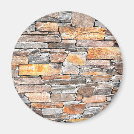 旗石 |自然石パターン |レンガ マグネット