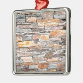 旗石 |自然石パターン |レンガ メタルオーナメント (左)