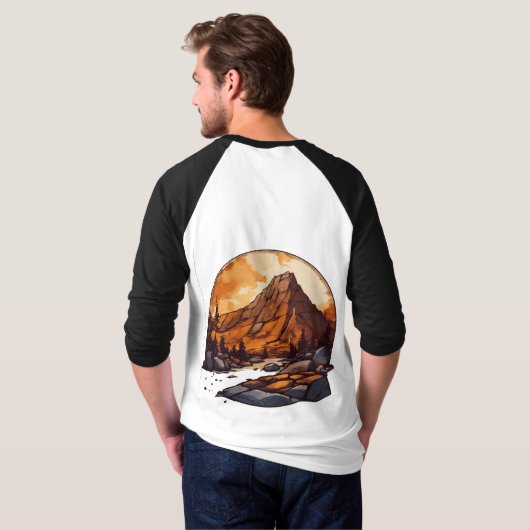 旗石(s) tシャツ (裏面フル)
