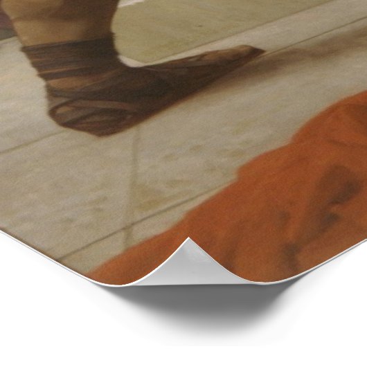 旗艦旗デノートルセイグヌードルイエスキリスト ポスター (角)