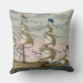 (旗艦)英国の艦隊、飛行の王室の クッション (裏面)