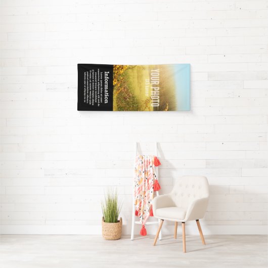 旗2.5x8の縦のイメージ及び文字のテンプレート 横断幕 (インサイチュ)