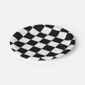 "旗"の紙皿市松模様にしました ペーパープレート (アングル)