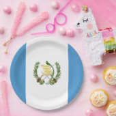 旗: グアテマラ ペーパープレート (パーティー)