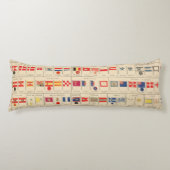 旗、バッジ ボディピロー (正面)