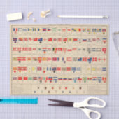 旗、バッジ 薄葉紙 (クラフト)