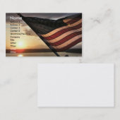 旗 名刺 (正面/裏面)