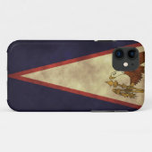 旗-米領サモア Case-Mate iPhoneケース (裏面(横))