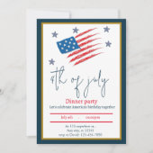 旗 Patriot Party 招待状 (正面)