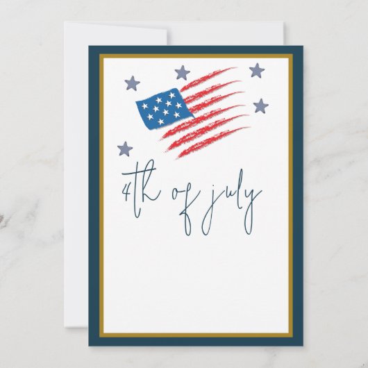 旗 Patriot Party 招待状 (裏面)