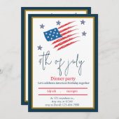 旗 Patriot Party 招待状 (正面/裏面)