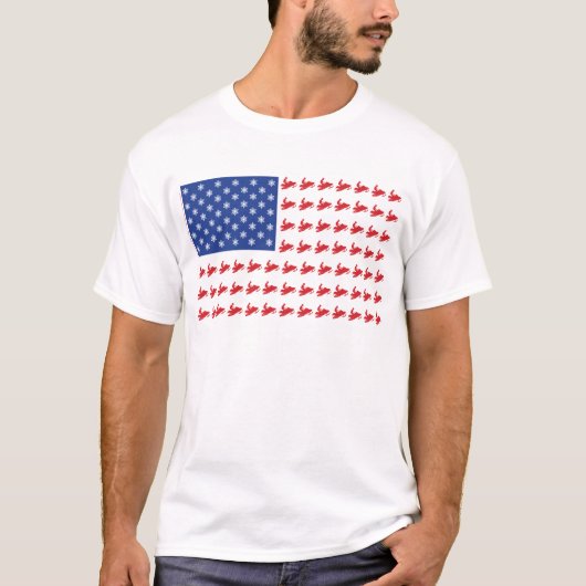 旗OそりSno Crosseps Tシャツ (正面)