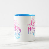 既にプードルのコーヒー・マグとのOy ツートーンマグカップ (中央)