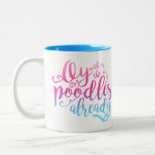 既にプードルのコーヒー・マグとのOy ツートーンマグカップ (左)