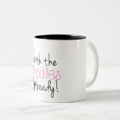 既にプードルのマグとのOy - Gilmoreの女の子 ツートーンマグカップ (正面右)