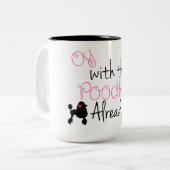 既にプードルのマグとのOy - Gilmoreの女の子 ツートーンマグカップ (正面左)