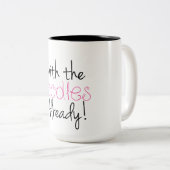 既にプードルのマグとのOy - Gilmoreの女の子 ツートーンマグカップ (正面右)