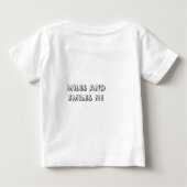 既に常客のマイルを集めること! ベビーTシャツ (裏面)