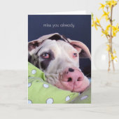 既に恋しく思って下さい カード (黄色い花)