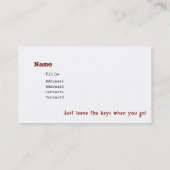 既に歓喜! 密封された羊皮紙個人的なカード 名刺 (裏面)