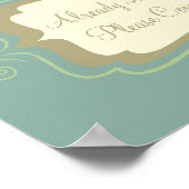 既に邪魔され来ている ポスター (角)