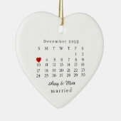 既婚 オーナメント 結婚 贈り物 結婚日 (右)