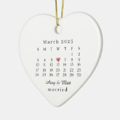 既婚 オーナメント 結婚 贈り物 結婚日 (左)