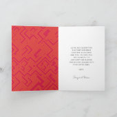 既婚&メリー手書きの結婚式 シーズンカード (内部)