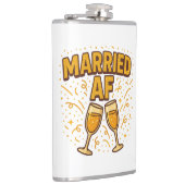 既婚AF フラスク - 面白い結婚祝い (右)