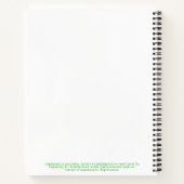 既存のガーニッシュ™手描きロゴ ノートブック (裏面)