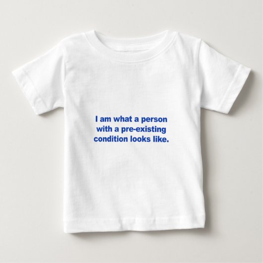 既存の状態にある人 ベビーTシャツ (正面)