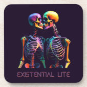 既存のLITEスケルトンキスをするセット（6個） コースター (正面)