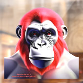 既存のLITE APE赤色の透明 ウィンドウサイン (シート2)