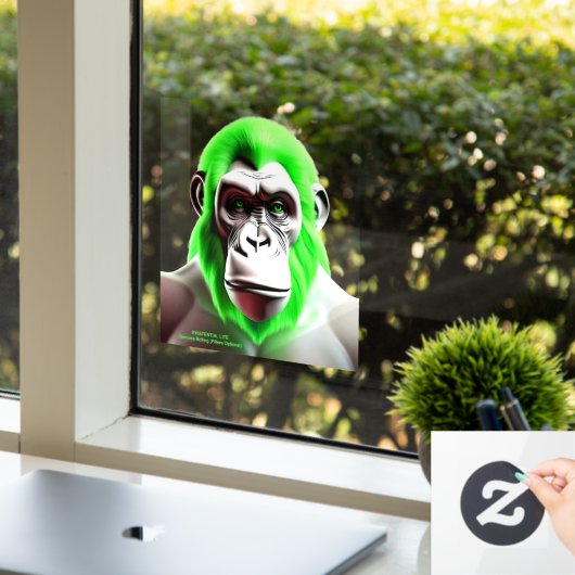 既存のLITE APE Green Transparent ウィンドウサイン (オフィス)