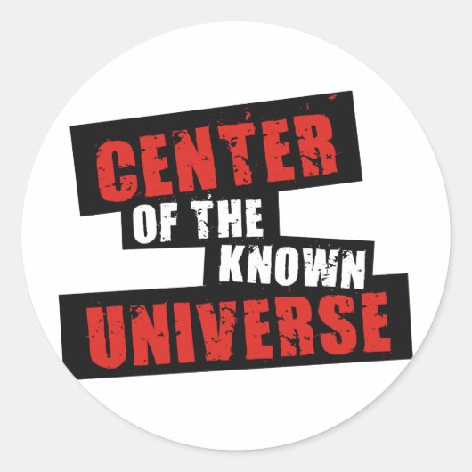 既知の宇宙の中心 ラウンドシール (正面)