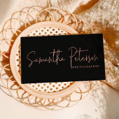 既製ロゴ撮影ミニマルタイポグラフィ 名刺