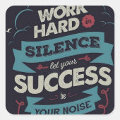 日々のインスパイアモチベーションに対するスティッカー» スクエアシール (正面)