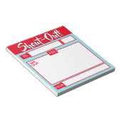 日々のクドスは従業員の認識表示を叫ぶ ノートパッド (アングル)