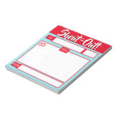 日々のクドスは従業員の認識表示を叫ぶ ノートパッド (回転)