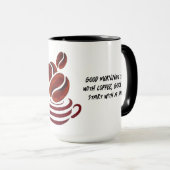 日々のコーヒーと茶の儀式 マグカップ (正面右)