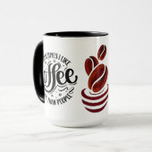 日々のコーヒーと茶の儀式 マグカップ (正面左)