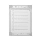 日々のゴールプランナーリストを行う個人の目標リスト ノートパッド (回転)