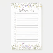 日々のタスク一覧、優先順位リストフローラ ポストイット (正面)